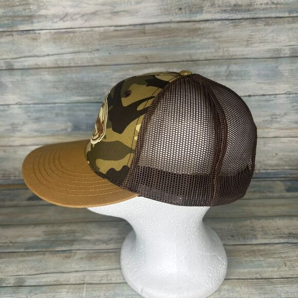 Luke Combs Out There Trucker Hat Mens Snapback OSFM Woodland Camo Country Music - Picture 4 of 5